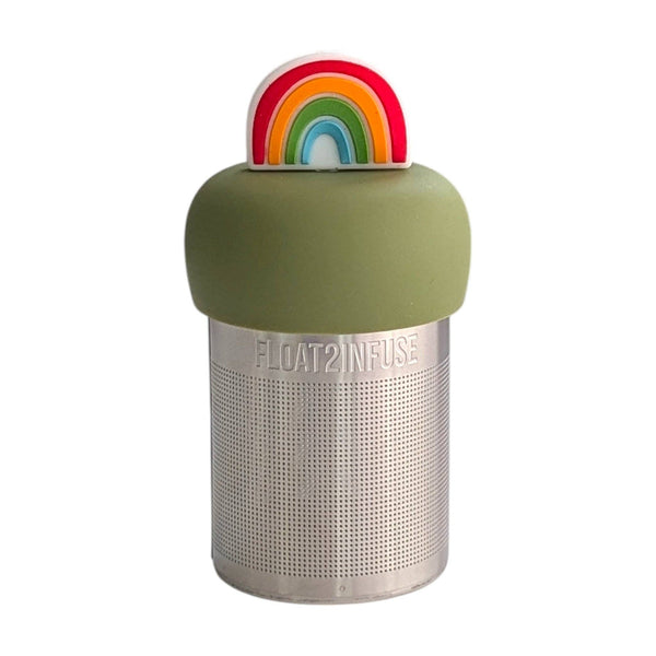 Rainbow | Floating Tea Infuser | Green Base | Rainbow