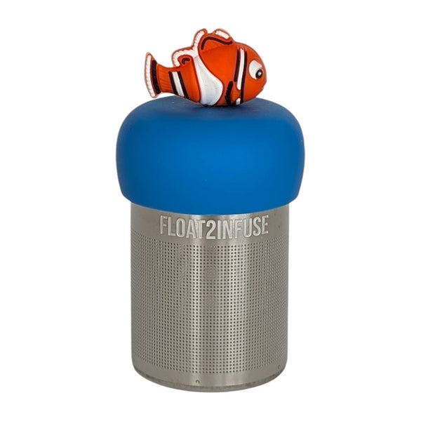 Clown Fish | Floating Tea Infuser | Blue Base | Orange