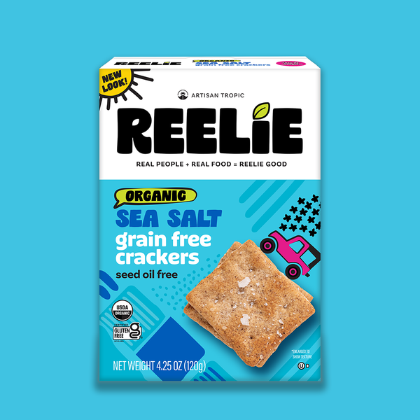 4.25 oz Organic Grain-Free Crackers: Sea Salt