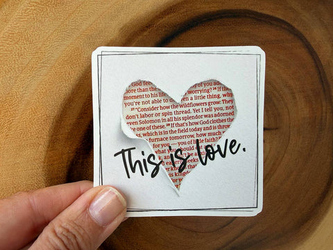 This is Love | Bible Stickers Bulk | Christian Sticker