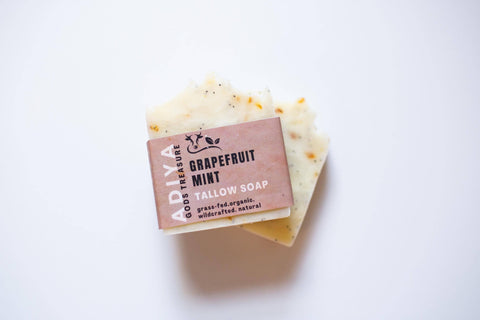 Grapefruit Mint Tallow Body Soap