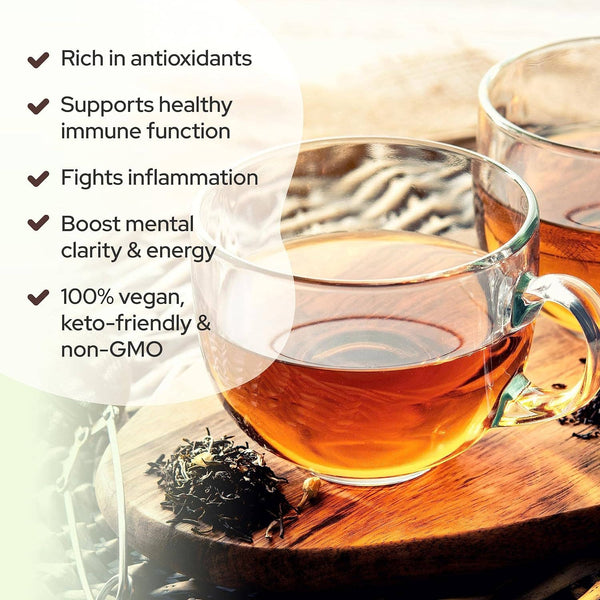 La Republica Organic Mushroom Black Tea [60 Servings]