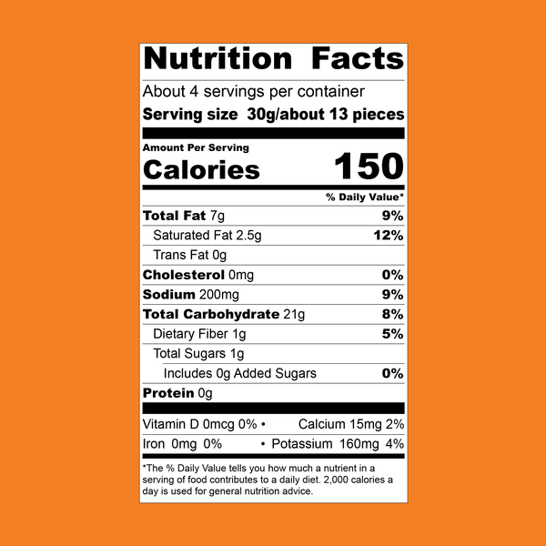4.5 oz Cassava Chips: Serrano Lime