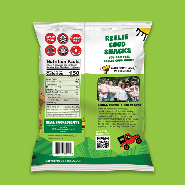 4.5 oz Plantain Chips: Sea Salt