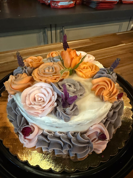 Gluten Free 8” Single Layer Cakes (Can be Dairy free and vegan) (cannot be shipped) (Copy)