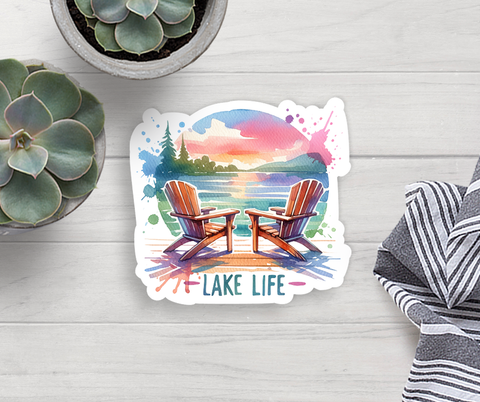 Lake Life Vinyl Sticker