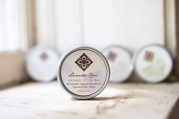 Lavender Chai Organic Lotion Bar