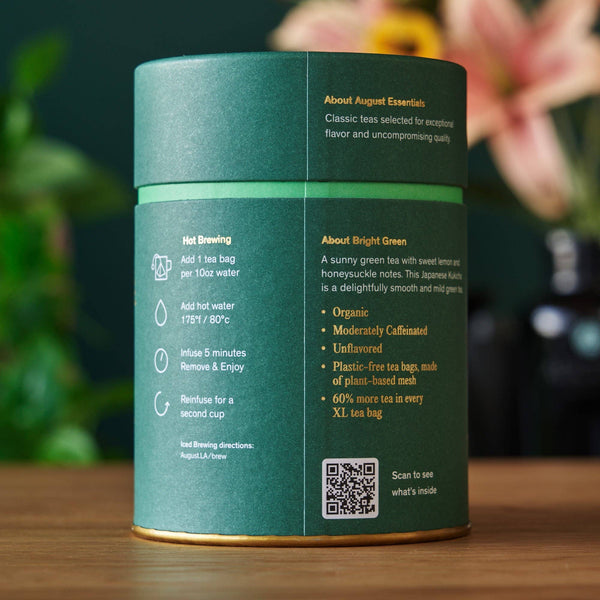Essentials Bright Green Organic Green Tea - 15 Tea Bags