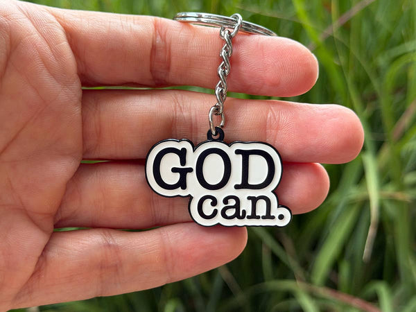 God Can Keychain | Wholesale Christian Keychains | Bulk