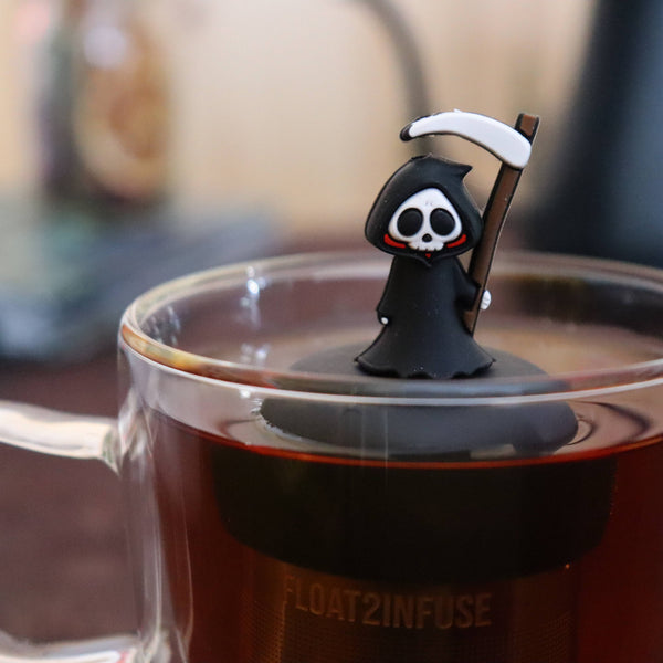 Grim Reaper Steeper | Floating Tea Infuser | Black Base