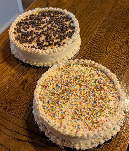 Gluten Free 8” Single Layer Cakes (Can be Dairy free and vegan) (cannot be shipped)