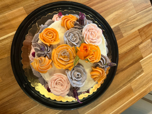 Gluten Free 8” Single Layer Cakes (Can be Dairy free and vegan) (cannot be shipped) (Copy)