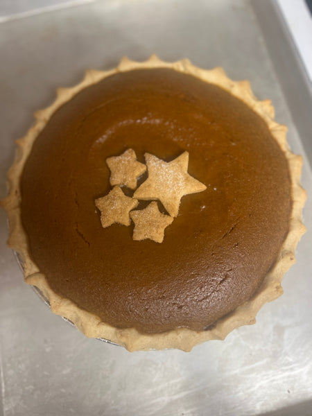 Pumpkin Pie (Gluten-free (see choices below) (Local pick-up only)