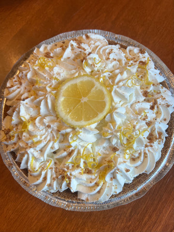 Lemon Cream Pie in a Ginger Crust (Gluten-free, Local pick-up only)