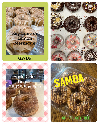 4-pack Baked Donuts (Gluten-free, Dairy-Free) (can also be shipped)
