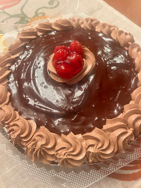 Chocolate Covered Cherry Cream Pie (Gluten-free & Egg-free: see choices below) (Local pick-up only)