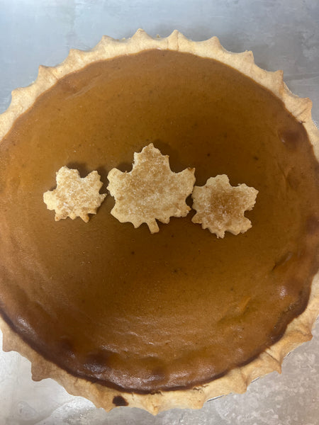 Pumpkin Pie (Gluten-free (see choices below) (Local pick-up only)