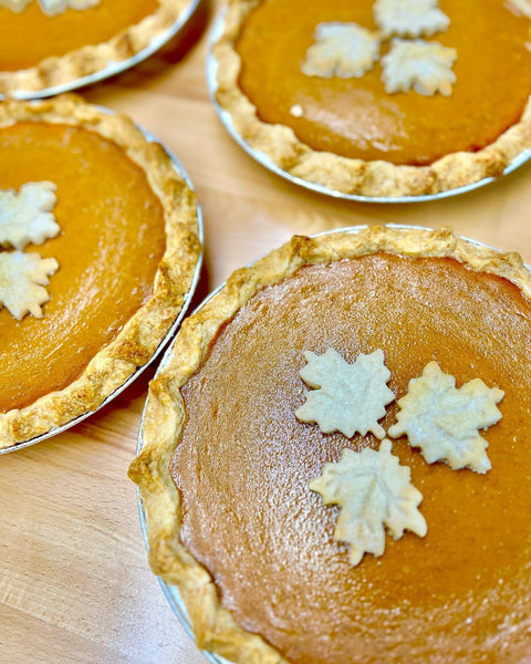 Pumpkin Pie (Gluten-free (see choices below) (Local pick-up only)