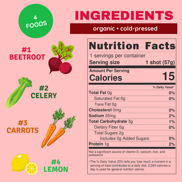 Endurance - Organic Cold Pressed Beet Shot