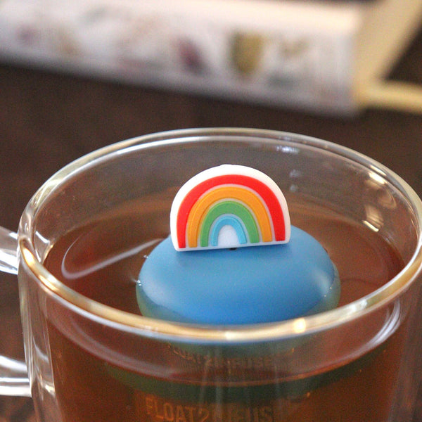 Rainbow Infuser | Floating Tea Infuser | Blue Base |Colorful