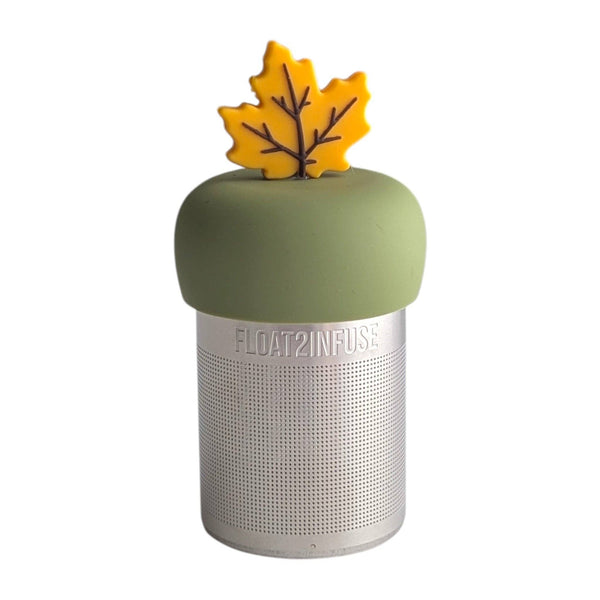 Yellow Maple Leaf | Floating Tea Infuser | Green Base