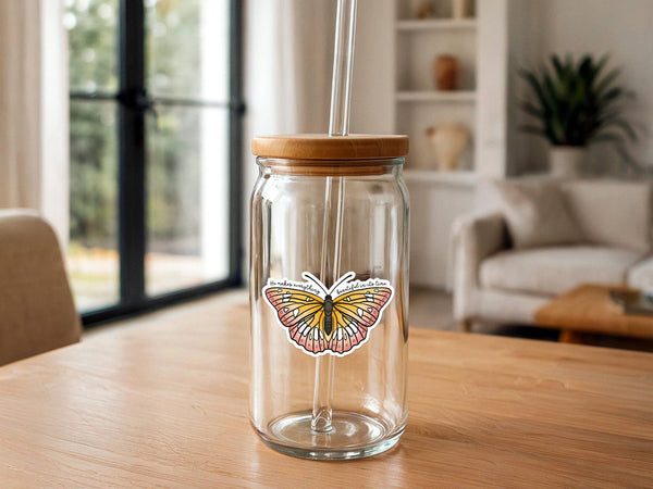 Butterfly Sticker | He Makes All Things Beautiful | Faith