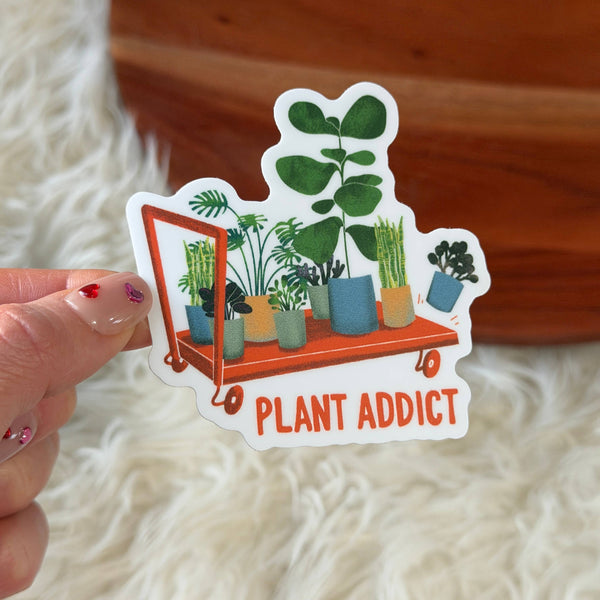 Plant Addict Sticker
