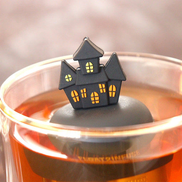 Haunted House | Floating Tea Infuser | Black Base | Black
