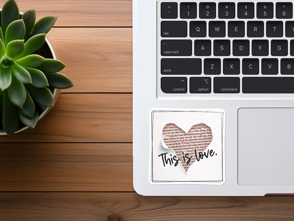 This is Love | Bible Stickers Bulk | Christian Sticker
