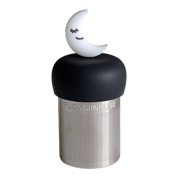 Smiling Crescent Moon | Floating Tea Infuser | Black Base
