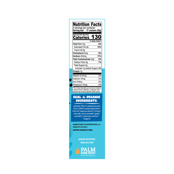 4.25 oz Organic Grain-Free Crackers: Sea Salt
