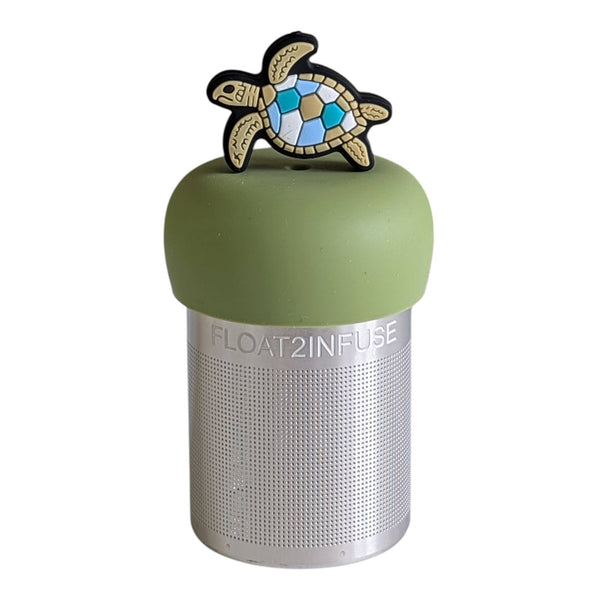Sea Turtle | Floating Tea Steeper | Green Base |Green Turtle