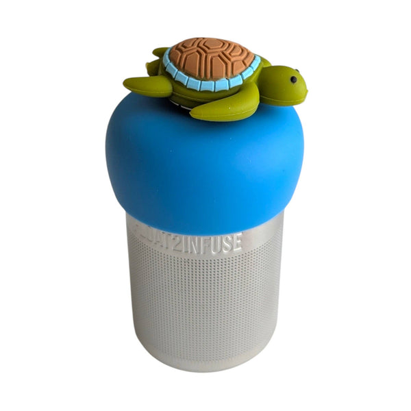 3D Sea Turtle | Floating Tea Infuser | Blue Base | Green
