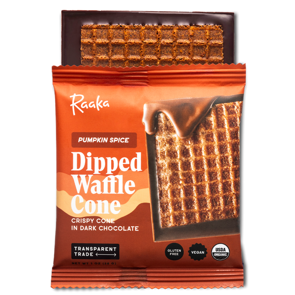 Pumpkin Spice Dipped Waffle Cone Bar - Fall & Thanksgiving