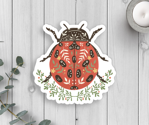 Ladybug Vinyl Sticker
