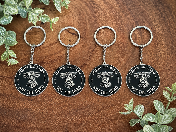 Keychain | Follow the Word, Not the Herd | Keychains Bulk