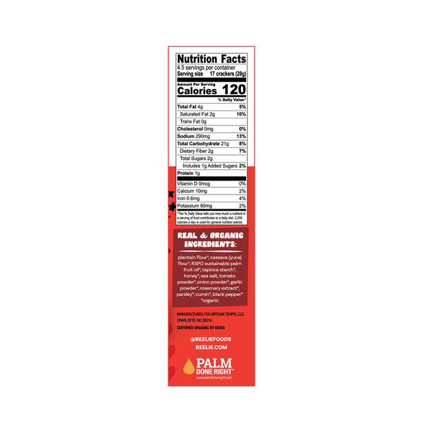 4.25 oz Organic Grain-Free Crackers: Tomato Herb