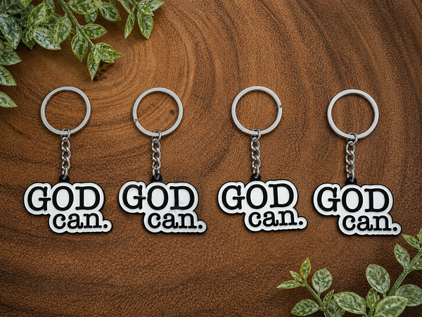 God Can Keychain | Wholesale Christian Keychains | Bulk