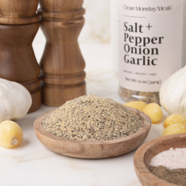 Salt+, Pepper, Onion, Garlic (SPOG) Seasoning