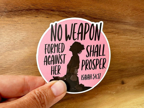 Christian Sticker for Women and Girls | Power of Prayer