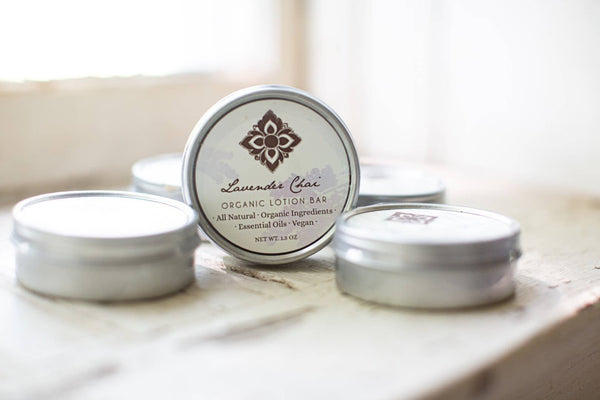 Lavender Chai Organic Lotion Bar