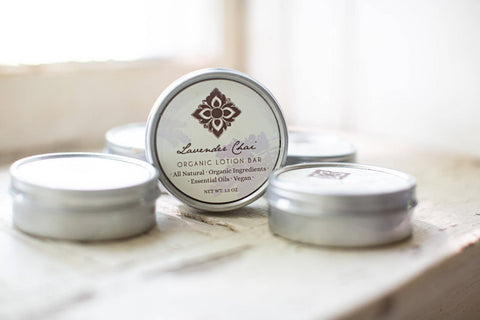 Lavender Chai Organic Lotion Bar