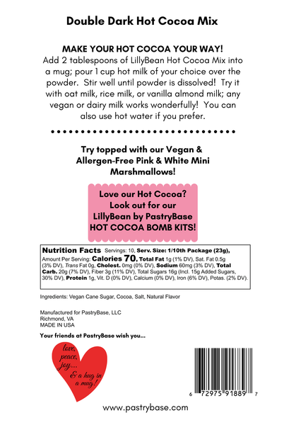 Double Dark Chocolate Vegan Hot Cocoa Mix
