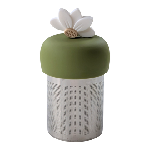 Lotus | Floating Tea Steeper | Green Base | White Lotus
