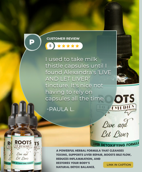 1 oz Liver Detoxifying Herbal Tincture