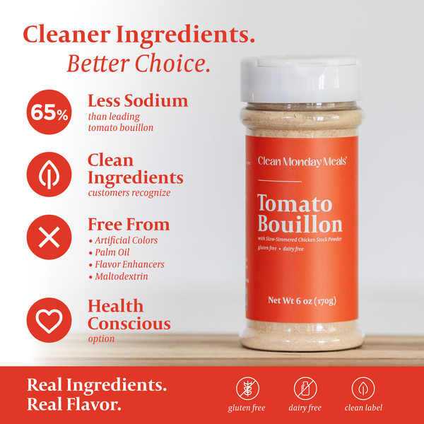 Tomato Bouillon with Slow Simmered Chicken Stock Powder