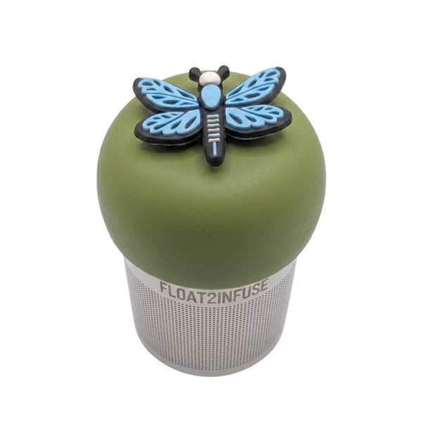 Blue Dragonfly | Floating Tea Infuser | Green Base | Blue