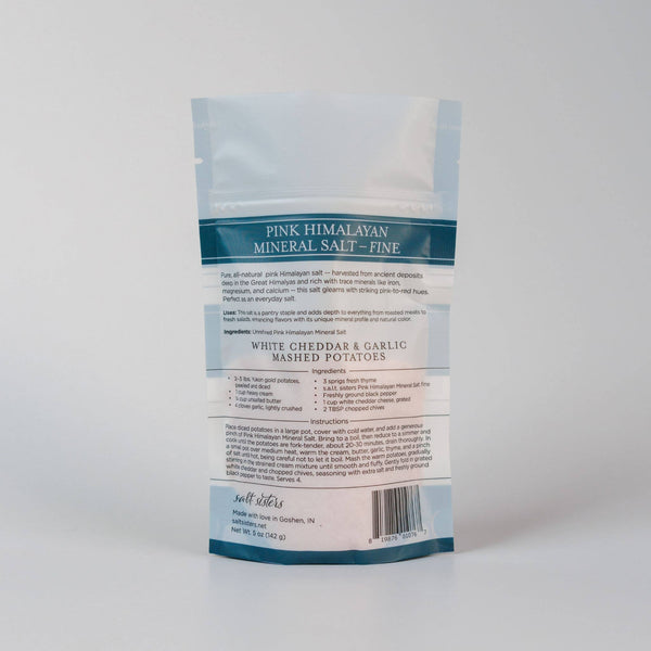 All-Natural Mineral Salt - Pink Himalayan - Fine - 5 oz