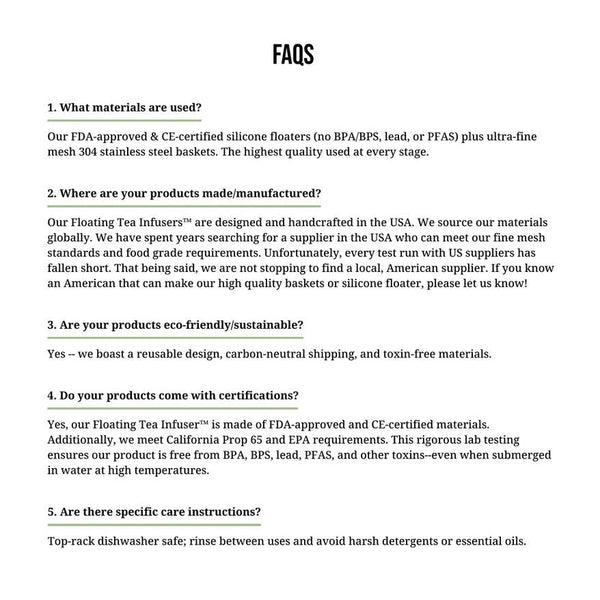 Butterfly | Floating Tea Steeper | Green Base | Rainbow