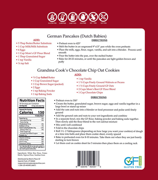 Mom's Best Gluten-Free Flour Blend - 5LB